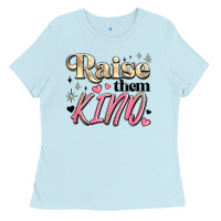 Baby Blue raise them kind Ladies Tee - JahusDesignShop
