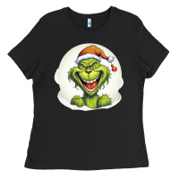 Black Grinch Ladies Tee - Unal Design