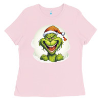 Bubblegum Pink Grinch Ladies Tee - Unal Design