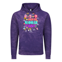Cloud Purple god is bigger design Vintage Hoodie - JahusDesignShop