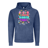 Vintage Denim god is bigger design Vintage Hoodie - JahusDesignShop