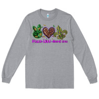 Peace Love Mardi Gras Long Sleeve Tee | Teevron