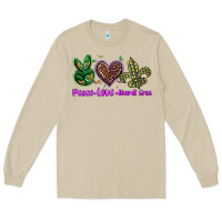 Mushroom peace love mardi gras Long Sleeve Tee - BarkalooDesign