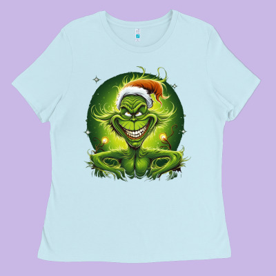 Grinch Ladies Tee Designed By Unal Design