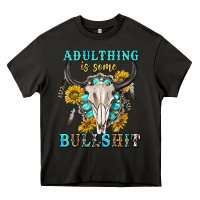 Asphalt adulthing is some bullshit with sanflowers and gamstone  tbw Heavy Core Tee - texasbilliewilder