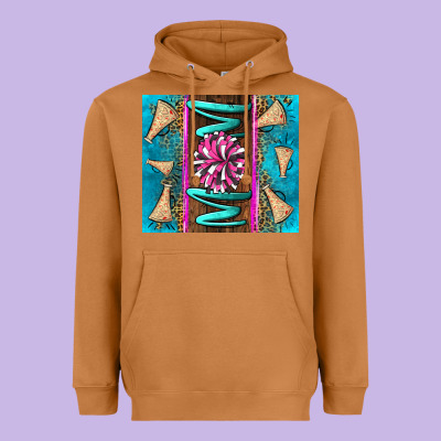 Cheer Mom Heavyweight Hoodie Designed By Lillyallendesigns