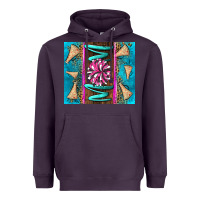 Plum cheer mom Heavyweight Hoodie - LillyAllenDesigns