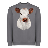 Storm White Cute Calf Heavyweight Sweatshirt - JahusDesignShop