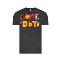 Vintage Black game day softball Vintage Tee - AdoDesignShop