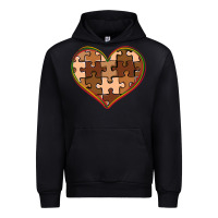 Black melanin skin tone heart black history Urban Hoodie - CowGirlArtShop