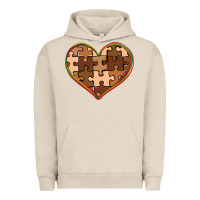 Pigment French Oak melanin skin tone heart black history Urban Hoodie - CowGirlArtShop