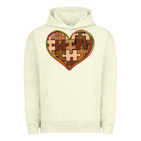 Pigment Pistachio melanin skin tone heart black history Urban Hoodie - CowGirlArtShop