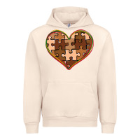 Sandshell melanin skin tone heart black history Urban Hoodie - CowGirlArtShop