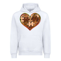 White melanin skin tone heart black history Urban Hoodie - CowGirlArtShop