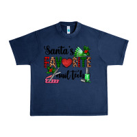 Navy santa's favorite nail tech Urban Heavy Tee - AdoDesignShop
