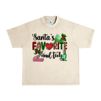 Sandshell santa's favorite nail tech Urban Heavy Tee - AdoDesignShop
