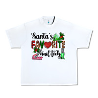 White santa's favorite nail tech Urban Heavy Tee - AdoDesignShop