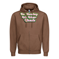 Chestnut on tuesday we wear beads Zipper Hoodie - MaliasSmallBusiness