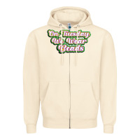 Sandshell on tuesday we wear beads Zipper Hoodie - MaliasSmallBusiness