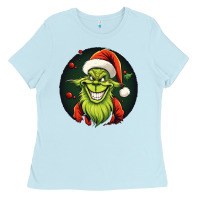 Baby Blue Grinch Ladies Tee - Unal Design