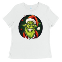 White Grinch Ladies Tee - Unal Design
