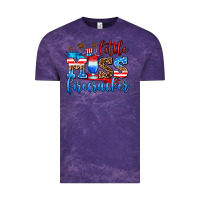 Cloud Purple little miss firecracker Vintage Tee - AdoDesignShop