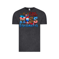 Vintage Black little miss firecracker Vintage Tee - AdoDesignShop