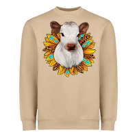 Mushroom sunflower heifer Heavyweight Sweatshirt - JahusDesignShop
