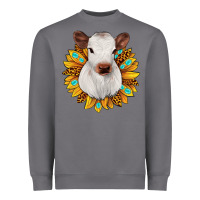 Storm sunflower heifer Heavyweight Sweatshirt - JahusDesignShop