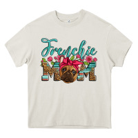 Cream french bulldog mom Heavy Core Tee - Artiststas