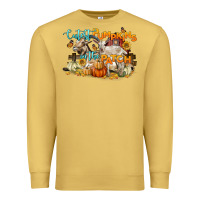 Antique Gold cutest pumpkins in the patch Premium Sweatshirt - LillyAllenDesigns