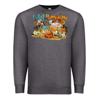 Charcoal Heather cutest pumpkins in the patch Premium Sweatshirt - LillyAllenDesigns