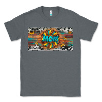 Charcoal Heather leopard sunflower mom license plate Classic Tee - Artiststas
