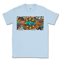 Dusty Blue leopard sunflower mom license plate Classic Tee - Artiststas