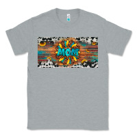 Heather Grey leopard sunflower mom license plate Classic Tee - Artiststas