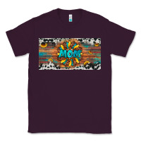 Plum leopard sunflower mom license plate Classic Tee - Artiststas