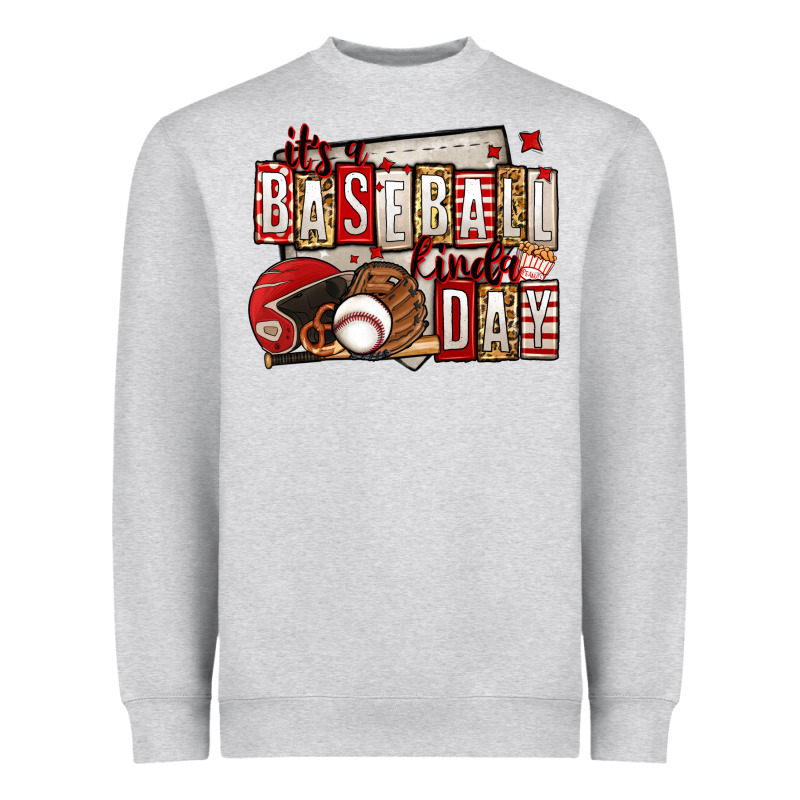 It's A Baseball Kinda Day Heavyweight Sweatshirt by Jasminsmagicworld | Teevron