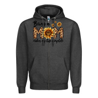 Charcoal Heather being a mom makes my life complete Zipper Hoodie - MaliasSmallBusiness