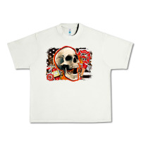 Pistachio firefighter skull Urban Heavy Tee - AdoDesignShop