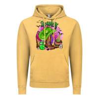 Vintage Mustard spooky cowgirl  halloween Vintage Hoodie - AdoDesignShop