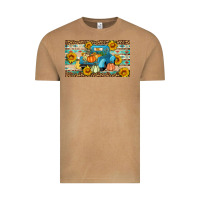 Vintage Camel Fall truck sunflowers Vintage Tee - Artiststas