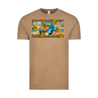 Vintage Coffee Fall truck sunflowers Vintage Tee - Artiststas