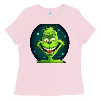 Bubblegum Pink Grinch Ladies Tee - Unal Design