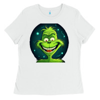 White Grinch Ladies Tee - Unal Design