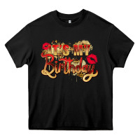 Black it's my birthday Heavy Core Tee - Zillion Design Studio