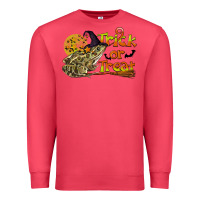 Cardinal Trick Or Treat With Frog Premium Sweatshirt - LillyAllenDesigns