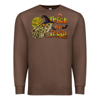 Chestnut Trick Or Treat With Frog Premium Sweatshirt - LillyAllenDesigns