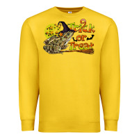 Lemon Trick Or Treat With Frog Premium Sweatshirt - LillyAllenDesigns