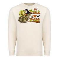 Sandshell Trick Or Treat With Frog Premium Sweatshirt - LillyAllenDesigns