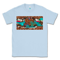 Dusty Blue hearts mama license plate Classic Tee - Artiststas